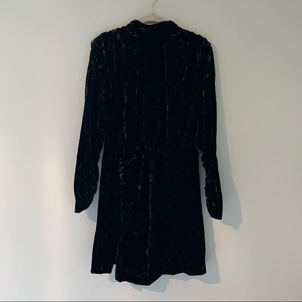 ZARA MINI DRESS IN VELVET ( NWOT)